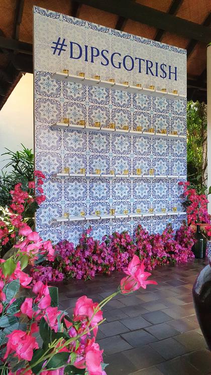 Backdrop and Signage — Welcome Lunch decor — Alila Diwa Goa